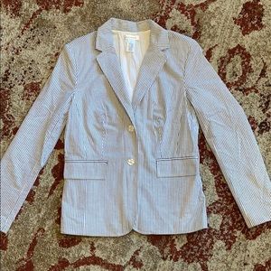 Isaac Mizrahi Seersucker Blazer